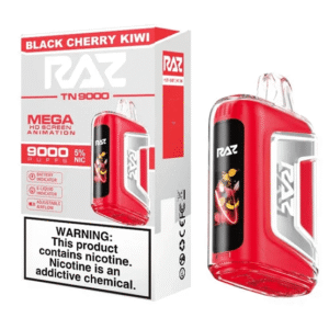 Black Cherry Kiwi Flavor RAZ TN9000 Disposable Vape