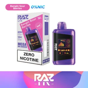 RAZ DC25000 Disposable Vape - Bangin Sour Berries (zero nicotine)