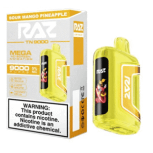 Sour Mango Pineapple Flavor RAZ TN9000 Disposable Vape