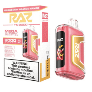 Strawberry Orange Mango Flavor RAZ TN9000 Disposable Vape